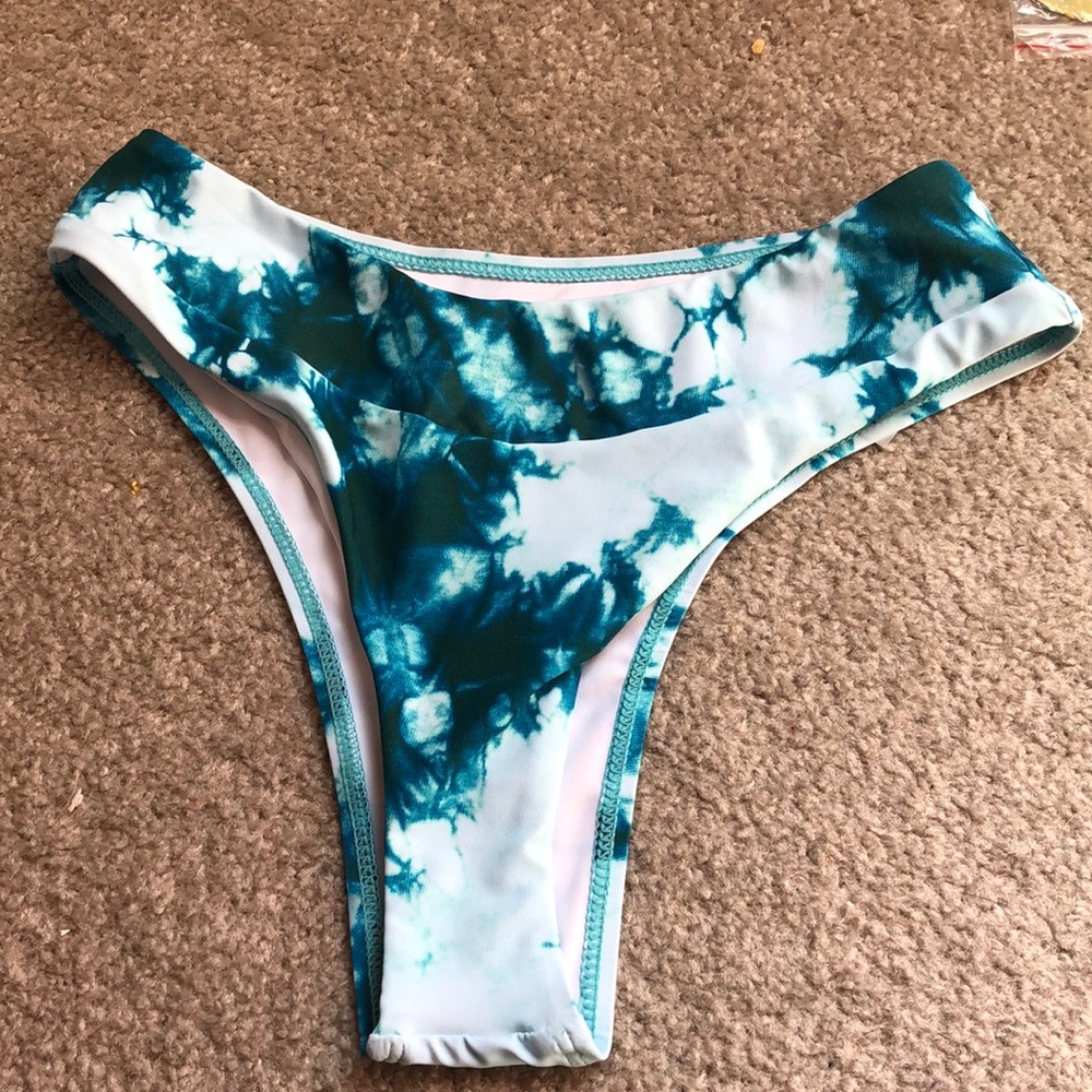 Tie dye bikini bottoms